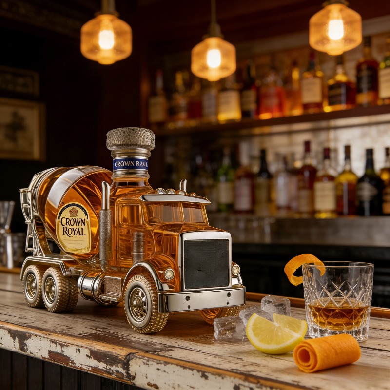 Vintage Collectible Liquor Bottles - Винтажный графин для виски в форме