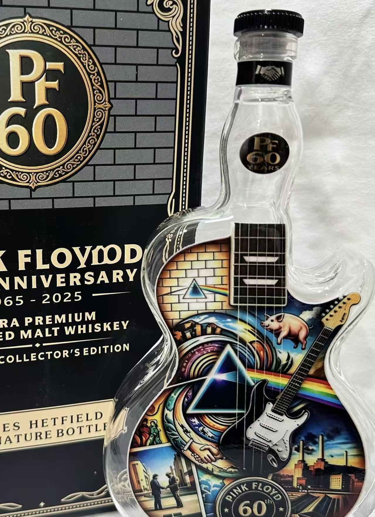 Vintage Collectible Liquor Bottles - Винтажная стеклянная бутылка-графин в стиле рок-н-ролл