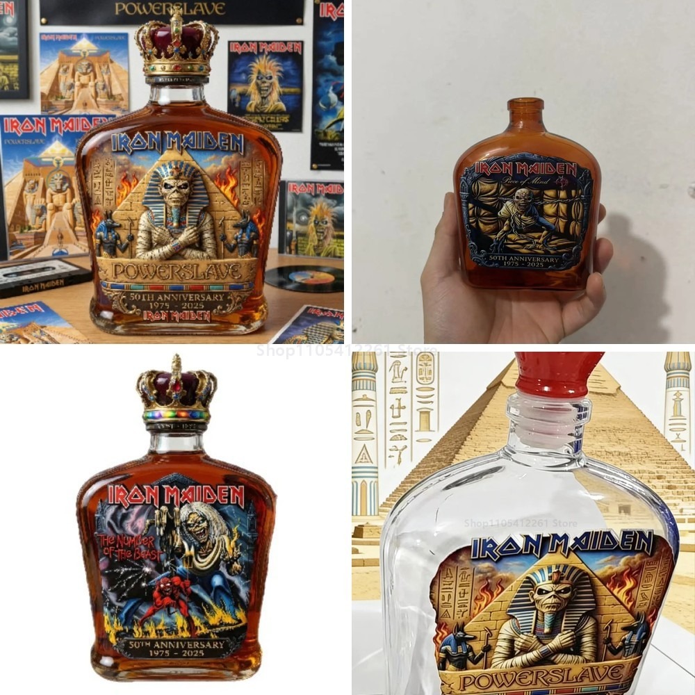 Vintage Collectible Liquor Bottles - Винтажная декантерная бутылка в виде мумии,