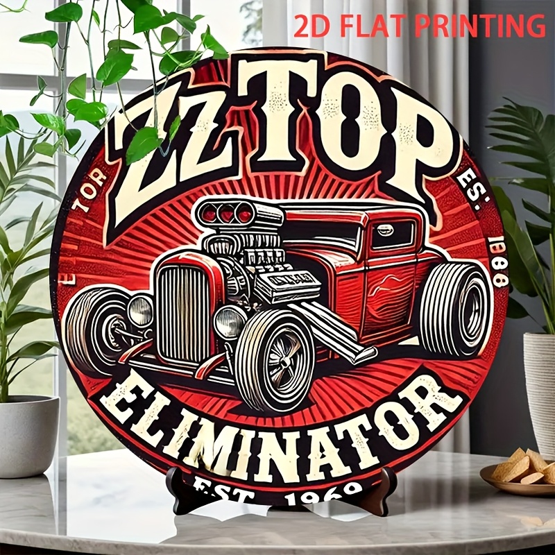 2D Flat, 1 шт. ZZ Top Eliminat – обзор и цена Vintage Collectible Plates